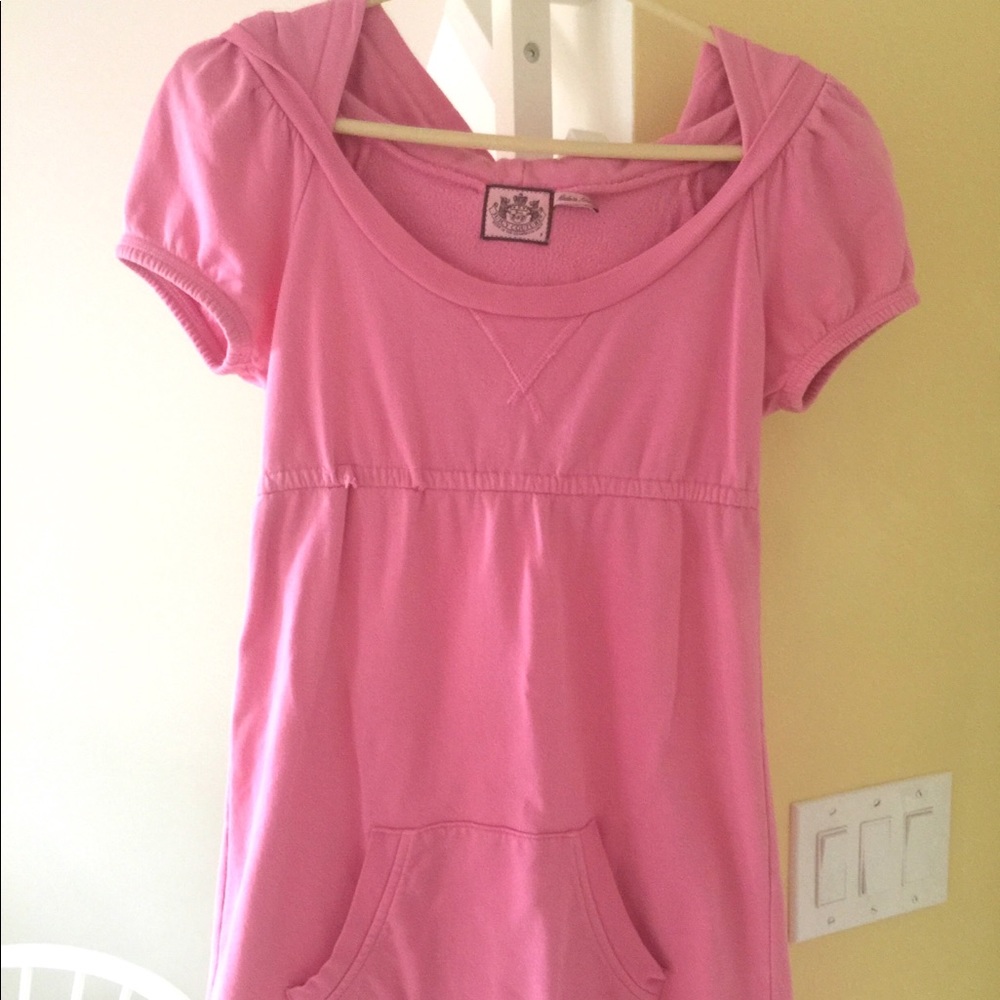 Juicy Pink Sweatshirt Dress